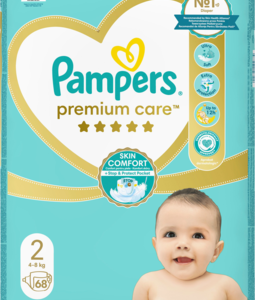 PAMPERS Premium Care pieluchy 2 4 8 kg 68 szt
